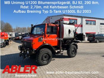 MERCEDES-BENZ Bitumenspritzgerät Unimog U1200 Aufbau Breining - Гудронатор