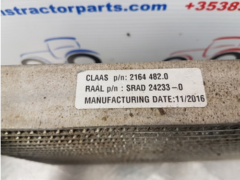 Claas Arion 530, 500, 600 Series 640 Fuel Cooler Radiator 0021644820, 2164482 - Передняя ось: фото 4