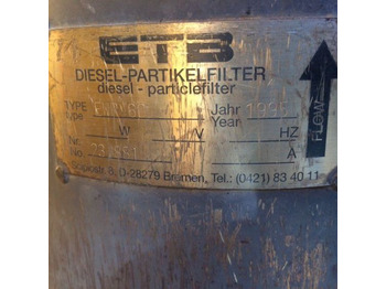 Глушитель/ Выхлопная система для Погрузочно-разгрузочной техники Diesel particulate filter regeneration device 273-000004-B000: фото 3