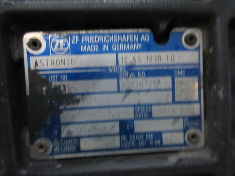 Коробка передач для Грузовиков Iveco HIWAY 41299129 TRANSMISSIE 12 AS 1930 TD EURO 6: фото 5