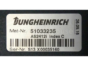 Блок управления для Погрузочно-разгрузочной техники Jungheinrich 51033235 Rij regeling Drive controller AS2412i index C from ESE220 year 2016 sn. S13X00035160: фото 2