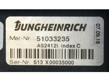Блок управления для Погрузочно-разгрузочной техники Jungheinrich 51033235 Rij regeling Drive controller AS2412i index C  from ESM113  year 2017 sn. S13X00035000: фото 2