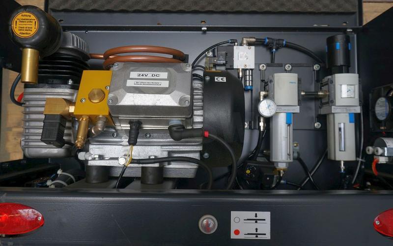Пневмокомпрессор для Складских тягачей LINDE Kompressor für Druckluftbremsanlage Linde P 80: фото 7