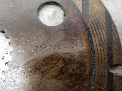 Тормозной диск для Телескопических погрузчиков Manitou Mt425cp Clark Hurth 172/160 Brake Disc, Plate 738.07.610.06, 73807610013: фото 6