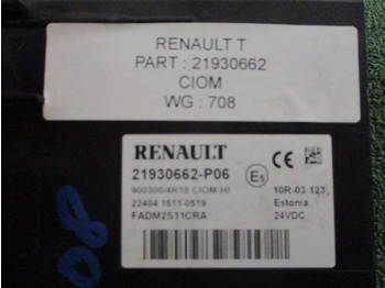 Электрическая система для Грузовиков Renault 7421930662 CIOM Regeleenheid: фото 4