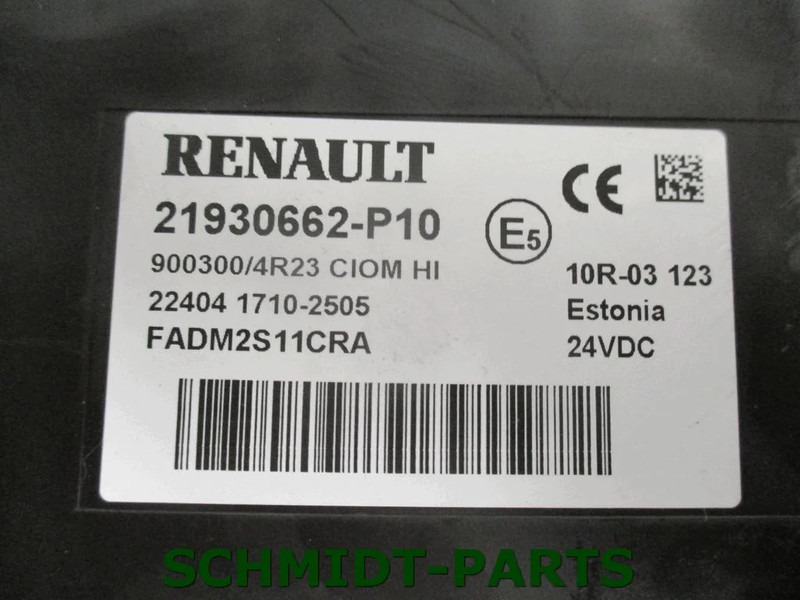 Электрическая система для Грузовиков Renault 7421930662 CIOM Regeleenheid: фото 3