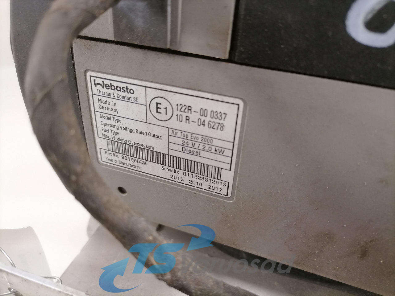 Отопление/ Вентиляция для Грузовиков Volvo Auxiliary heater 84178403: фото 3
