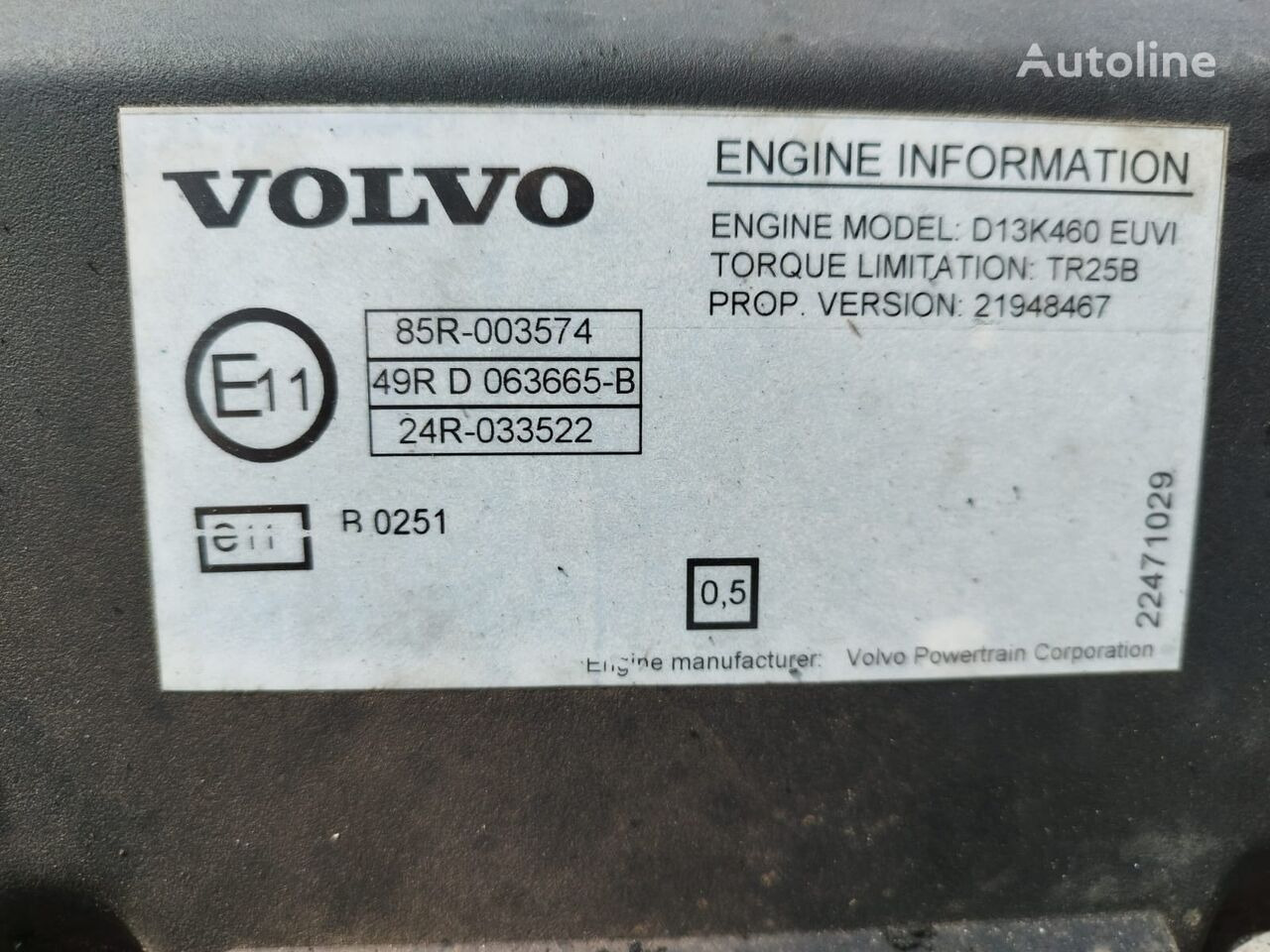 Двигатель для Грузовиков Volvo D13K truck: фото 6
