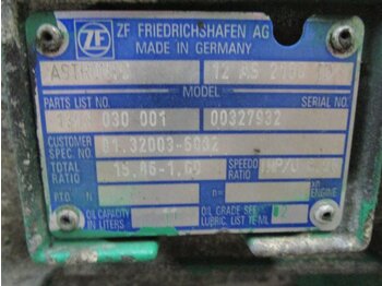 Коробка передач для Грузовиков ZF 12AS2130DD TG-A: фото 4