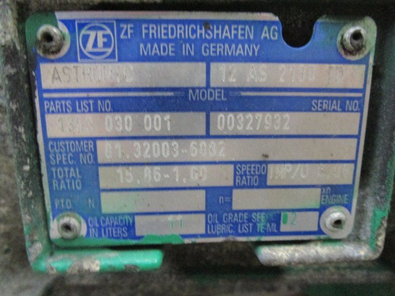 Коробка передач для Грузовиков ZF 12AS2130DD TG-A: фото 4