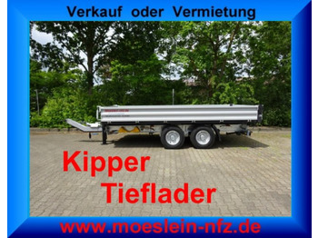 Новый Самосвальный прицеп Möslein TTD11 weiß  neuer Tandem 3- Seitenkipper Tieflader-- Neufahrzeug --: фото 5