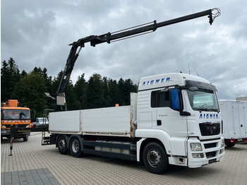 Грузовик бортовой/ Платформа, Автоманипулятор MAN TGS 26.440 Baustoff mit HIAB XS 166 Kran: фото 4