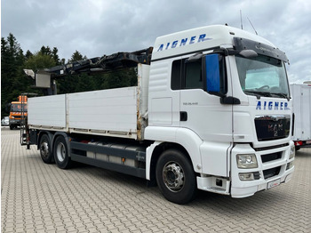 Грузовик бортовой/ Платформа, Автоманипулятор MAN TGS 26.440 Baustoff mit HIAB XS 166 Kran: фото 5