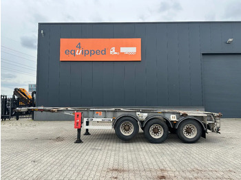 Полуприцеп-контейнеровоз/ Сменный кузов Van Hool 20FT/30FT, ADR (EX/II, EX/III, FL, AT), BPW + drum, ALCOA, galvanized, liftaxle, NL-Chassis: фото 2