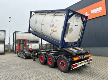 Полуприцеп-контейнеровоз/ Сменный кузов Van Hool 20FT Tipping-chassis, ADR (EX/II, EX/III, FL, AT), SAF, 2 liftaxles: фото 2