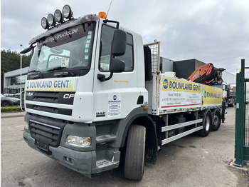 Грузовик бортовой/ Платформа, Автоманипулятор DAF CF 85.460 6x2 LIFT+LENK ACHSE  + KRAN PALFINGER PK 18500 (3x) + RADIO + ROTATOR - EURO 5 - AS TRONIC - BE TRUCK: фото 4