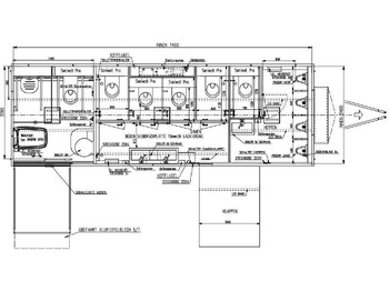 Новый Прицеп ROSEMEIER VE WC F 3574 SP Behinderten WC Toilettenanhänger: фото 2