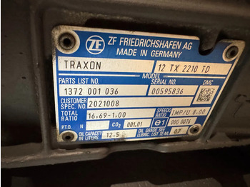 Коробка передач DAF TRAXON 12TX2210 TD, DAF 2021008: фото 3