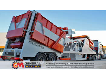 Новый Бетонный завод General Makina Diamond 60 m3 Mobile Concrete Batching Plant: фото 2