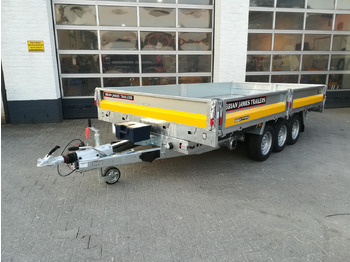Самосвальный прицеп Brian James Trailer CarGO Tipper 2 elektrisch 360x195x30cm Stahlbordwände Pendel 12" Tridem 3,5t on: фото 4