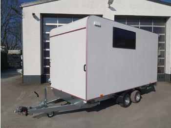 Прицеп-фургон Hochlader Koffer TFSP 420T.01 420x200x210cm Heckrampe Seitentür 2 Fenster+ DL 230V IL 2700kg 100km/H: фото 2