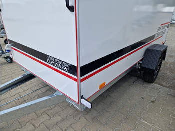 Прицеп дача Koffer Camp TFS ST 320.01 320x150x180cm Premium Rampe Seitentür Fenster Bett 1300kg 100km/H: фото 3