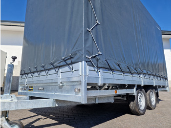 Тентованный прицеп MEDAX - 2 3000 405x203x210cm Hochplane grau 12" niedrig Fahrwerk 3000kg: фото 3