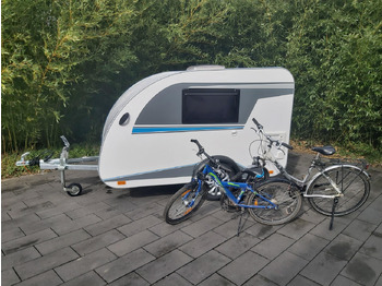 Прицеп дача Mini Camper Mini Tommy TMC25 252x140x121cm aero V1 Küche 12V/230V 100km/H 750kg gebremst Modell 24: фото 4