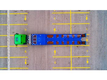 Новый Низкорамный полуприцеп STU 5 Axle Hydraulic Steering Extendable Low Laoder: фото 3