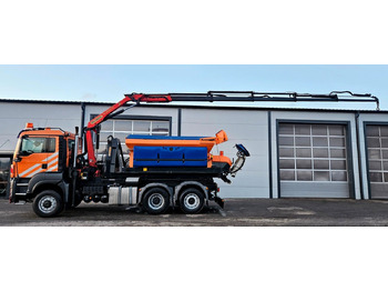 Самосвал, Автоманипулятор MAN TGS 28.400 6x4-4 BL Palfinger PK12002 Kran Euro5: фото 3