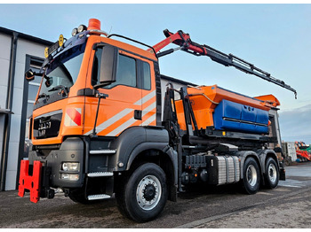 Самосвал, Автоманипулятор MAN TGS 28.400 6x4-4 BL Palfinger PK12002 Kran Euro5: фото 2