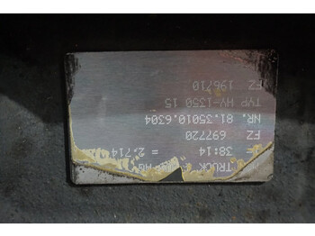 Задняя ось для Грузовиков MAN HY-1350-15 38/14: фото 4