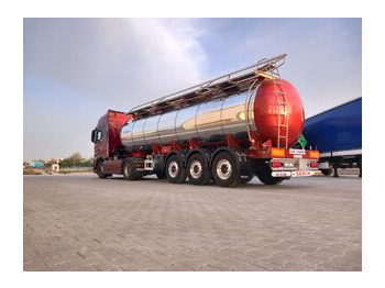 Новый Полуприцеп-цистерна для транспортировки химикатов SERIN Stainless Steel Tanker 32 m³: фото 2