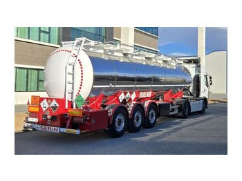 Новый Полуприцеп-цистерна для транспортировки химикатов SERIN Stainless Steel Tanker 32 m³: фото 5