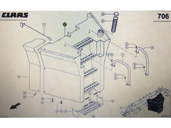 Топливный бак CLAAS