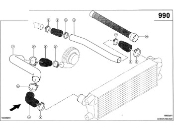 Впускная труба CLAAS