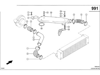 Впускная труба CLAAS