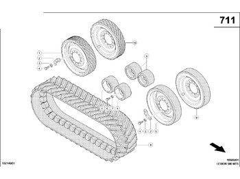 Запчасти ходовой части CLAAS