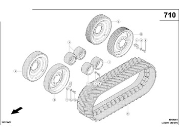 Запчасти ходовой части CLAAS