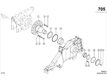 Запчасти ходовой части CLAAS