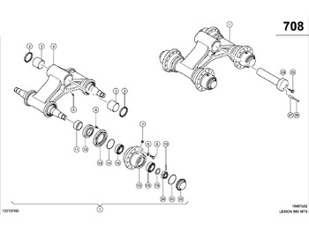 Запчасти ходовой части CLAAS