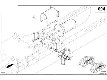 Запчасти ходовой части CLAAS