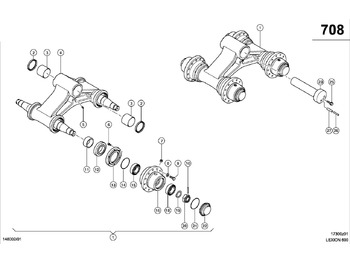 Запчасти ходовой части CLAAS