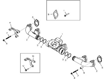 Выпускной коллектор JOHN DEERE