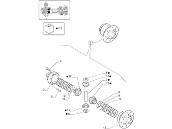 Дифференциал NEW HOLLAND