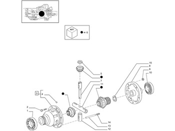 Дифференциал NEW HOLLAND