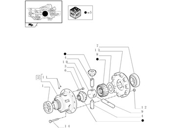 Дифференциал NEW HOLLAND