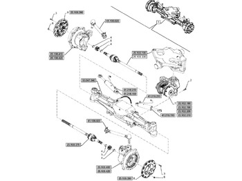 Дифференциал NEW HOLLAND