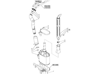 Глушитель NEW HOLLAND