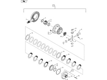 Дифференциал NEW HOLLAND